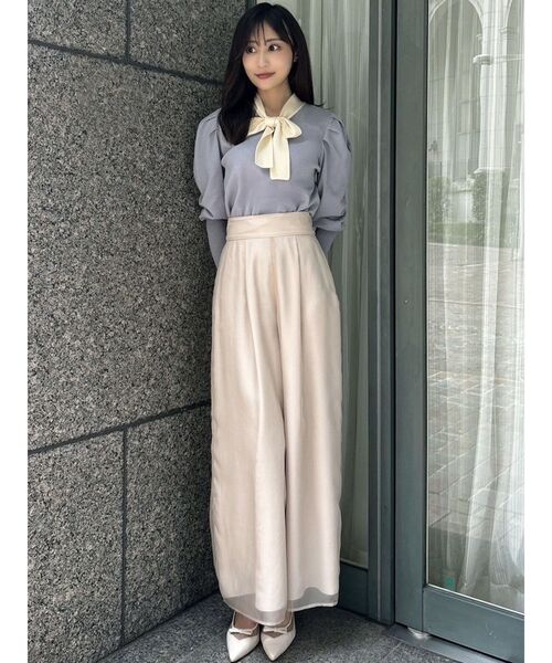 RESEXXY（リゼクシー）の「ボウタイニットトップス（ニット/セーター