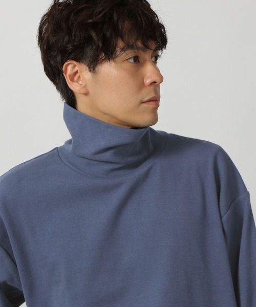 LAKOLE(ラコレ)の「タートルネック刺繍T / 204477(Tシャツ/カットソー・メンズ・ブルー/ブラック/ホワイト・MEDIUM/LARGE)」の11枚目の写真