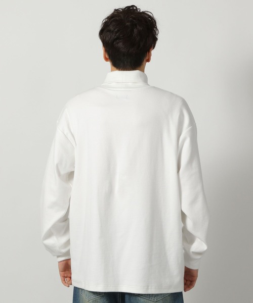 LAKOLE(ラコレ)の「タートルネック刺繍T / 204477(Tシャツ/カットソー・メンズ・ブルー/ブラック/ホワイト・MEDIUM/LARGE)」の14枚目の写真