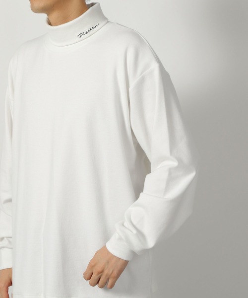 LAKOLE(ラコレ)の「タートルネック刺繍T / 204477(Tシャツ/カットソー・メンズ・ブルー/ブラック/ホワイト・MEDIUM/LARGE)」の16枚目の写真