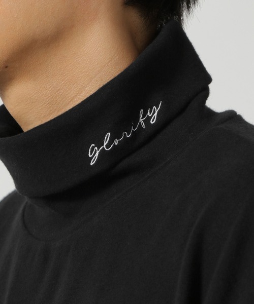 LAKOLE(ラコレ)の「タートルネック刺繍T / 204477(Tシャツ/カットソー・メンズ・ブルー/ブラック/ホワイト・MEDIUM/LARGE)」の22枚目の写真