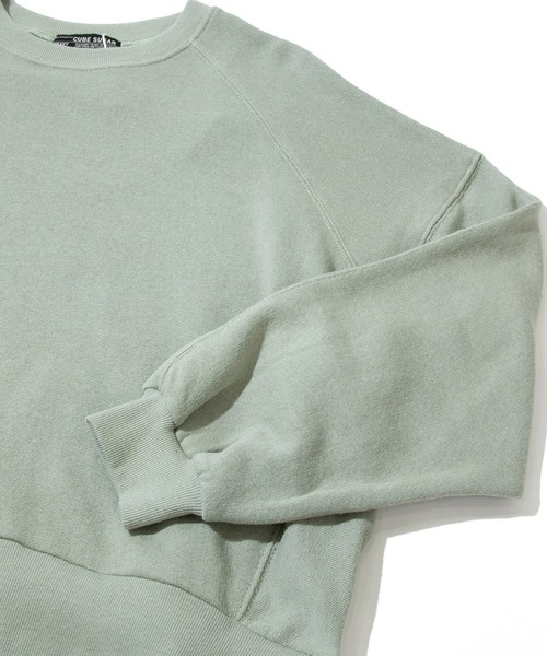 CUBE SUGAR(キューブシュガー)の「CUBE SUGAR/キューブシュガー ガーゼ裏毛変形ドルマンPO(スウェット・レディース・ブラック/ナチュラル/グリーン・FREE)」の7枚目の写真