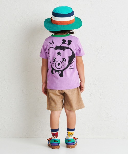 DOUBLE_B(ダブルビー)の「All-Stars半袖Tシャツ(Tシャツ/カットソー・キッズ・グリーン系その他2/アイボリー/パープル/マスタード・120cm/110cm/130cm/100cm/90cm/80cm)」の7枚目の写真