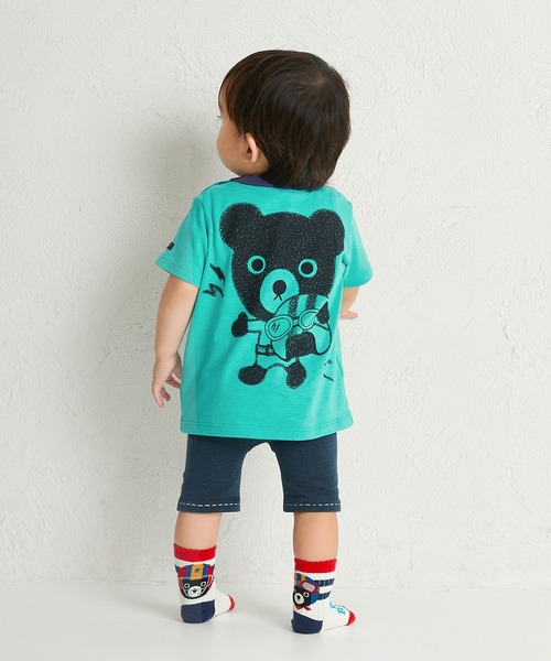 DOUBLE_B(ダブルビー)の「All-Stars半袖Tシャツ(Tシャツ/カットソー・キッズ・グリーン系その他2/アイボリー/パープル/マスタード・120cm/110cm/130cm/100cm/90cm/80cm)」の6枚目の写真