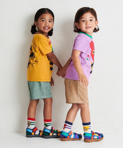 DOUBLE_B(ダブルビー)の「All-Stars半袖Tシャツ(Tシャツ/カットソー・キッズ・グリーン系その他2/アイボリー/パープル/マスタード・120cm/110cm/130cm/100cm/90cm/80cm)」の10枚目の写真