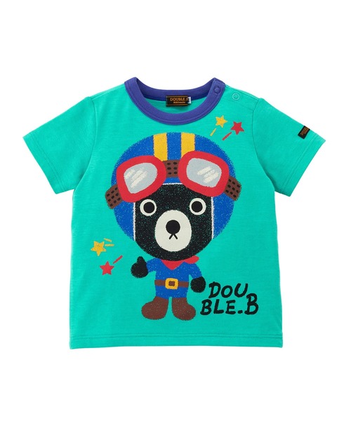 DOUBLE_B(ダブルビー)の「All-Stars半袖Tシャツ(Tシャツ/カットソー・キッズ・グリーン系その他2/アイボリー/パープル/マスタード・120cm/110cm/130cm/100cm/90cm/80cm)」の13枚目の写真