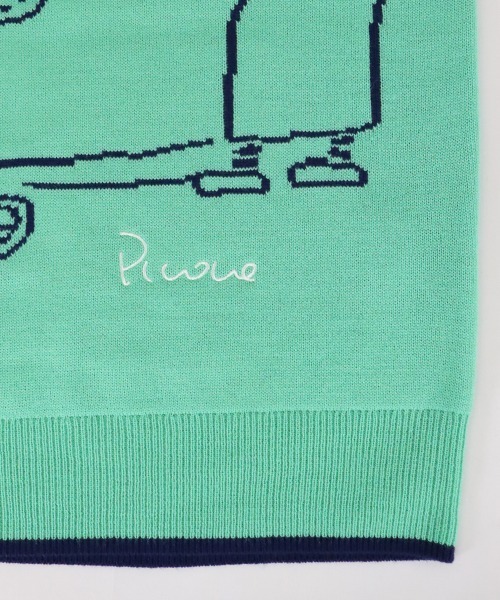 Picone CLUB（ピッコーネクラブ）の「ウール混長袖ハイネックニットプルオーバー（ニット/セーター・レディース・ブラック/レッド/グリーン/ホワイト・S/M）」の13枚目の写真