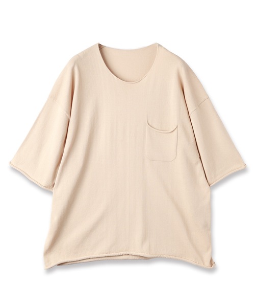 Dulcamara（ドゥルカマラ）の「プレーンニットT（Tシャツ/カットソー・メンズ・オリーブ/チャコールグレー/ベージュ・0/1）」の3枚目の写真