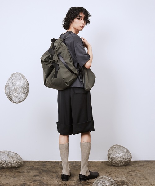 Dulcamara（ドゥルカマラ）の「プレーンニットT（Tシャツ/カットソー・メンズ・オリーブ/チャコールグレー/ベージュ・0/1）」の7枚目の写真