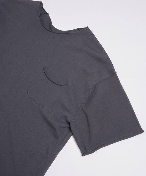 Dulcamara（ドゥルカマラ）の「プレーンニットT（Tシャツ/カットソー・メンズ・オリーブ/チャコールグレー/ベージュ・0/1）」の12枚目の写真