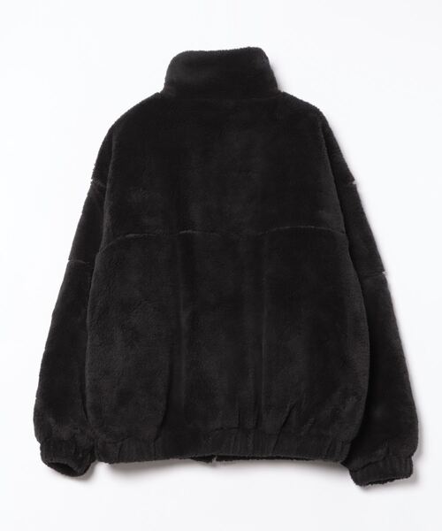 VIBGYOR（ヴィブジョー）の「シャギースタンドZIPジャケット(CN)（ブルゾン・メンズ・ベージュ/オフホワイト/ブラック・FREE/MEDIUM/LARGE）」の4枚目の写真