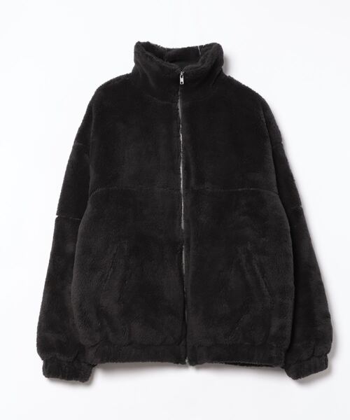 VIBGYOR（ヴィブジョー）の「シャギースタンドZIPジャケット(CN)（ブルゾン・メンズ・ベージュ/オフホワイト/ブラック・FREE/MEDIUM/LARGE）」の8枚目の写真