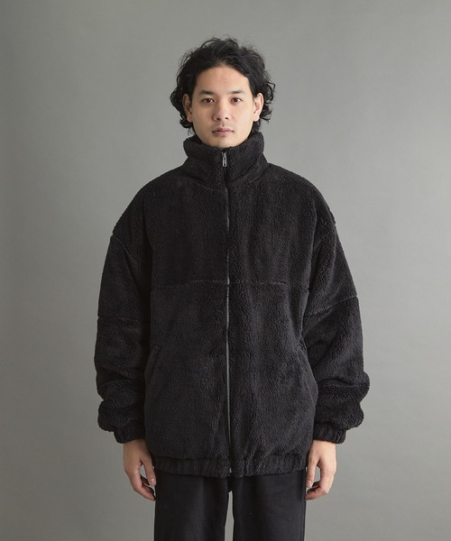 VIBGYOR（ヴィブジョー）の「シャギースタンドZIPジャケット(CN)（ブルゾン・メンズ・ベージュ/オフホワイト/ブラック・FREE/MEDIUM/LARGE）」の21枚目の写真