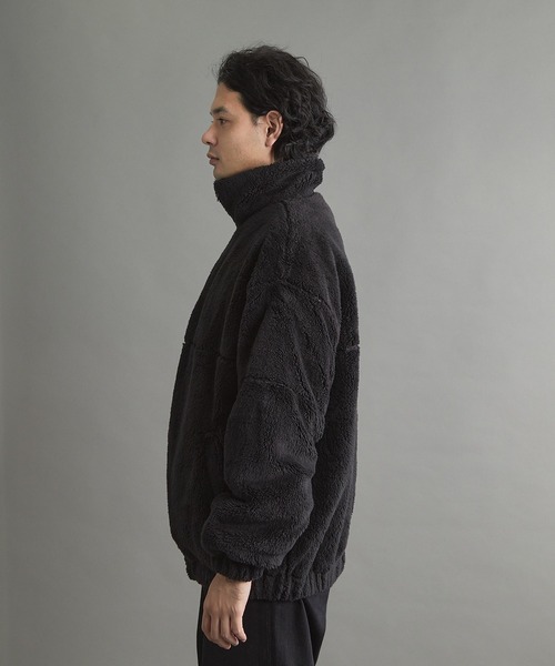 VIBGYOR（ヴィブジョー）の「シャギースタンドZIPジャケット(CN)（ブルゾン・メンズ・ベージュ/オフホワイト/ブラック・FREE/MEDIUM/LARGE）」の22枚目の写真