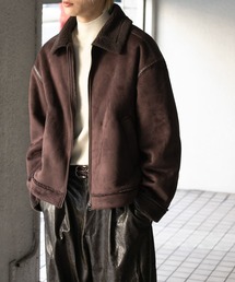 SENSE OF PLACE by URBAN RESEARCH | フェイクムートンボアジップブルゾン(ブルゾン)