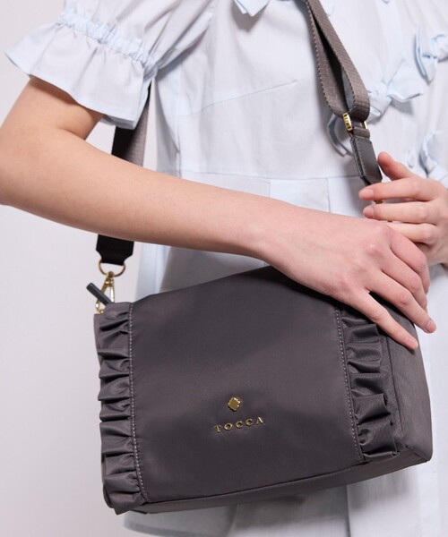 未使用　TOCCA TRIMWAVE POCHETTE BAG ポシェットバッグ TRIM WAVES POCHETTE ポシェットバッグ（ショルダーバッグ）｜TOCCA
