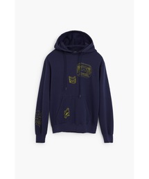 Desigual | アジアンモチーフ 刺繍パーカー スウェット(スウェット)