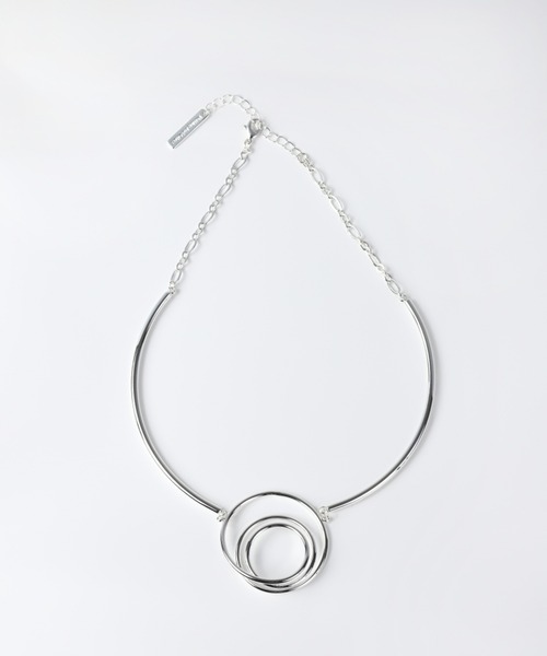 Nothing And Others(ナッシングアンドアザーズ)の「「Nothing And Others/ナッシングアンドアザーズ」Rolling Line Necklace(ネックレス・レディース・シルバー/ゴールド・FREE)」の8枚目の写真
