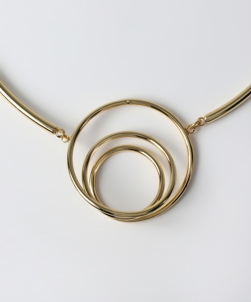 Nothing And Others(ナッシングアンドアザーズ)の「「Nothing And Others/ナッシングアンドアザーズ」Rolling Line Necklace(ネックレス・レディース・シルバー/ゴールド・FREE)」の17枚目の写真