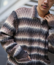 OBEY / オベイ REGGIE ZIP UP CARDIGAN
