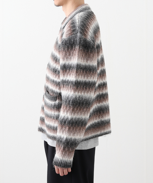 セール】OBEY / オベイ REGGIE ZIP UP CARDIGAN（ニット