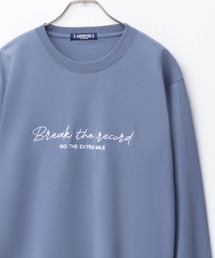 T-GRAPHICS ロゴデザイン長袖Tシャツ