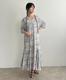 バンダナプリントワンピース