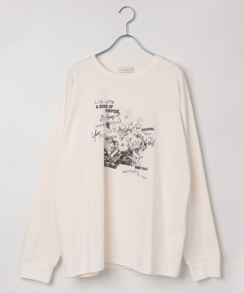 PAGEBOY（ページボーイ）の「フラワーカセットロンT（Tシャツ/カットソー・レディース・ブラック/オフホワイト・FREE）」の16枚目の写真