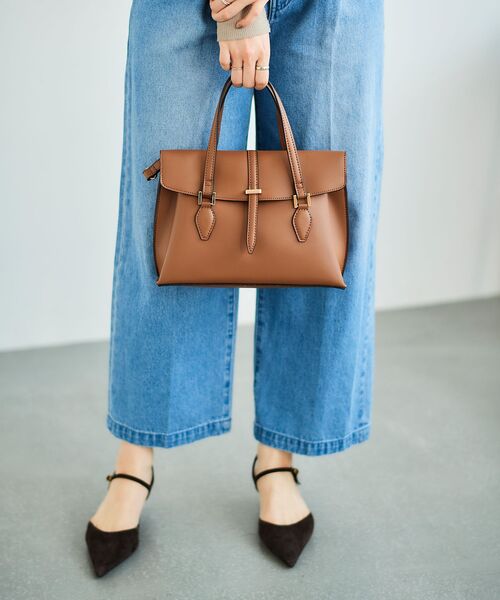 le.coeur blanc（ルクールブラン）の「ベルト付きショルダーBag（ショルダーバッグ・レディース・グレイッシュベージュ/ブラウン/ブラック・FREE）」の18枚目の写真