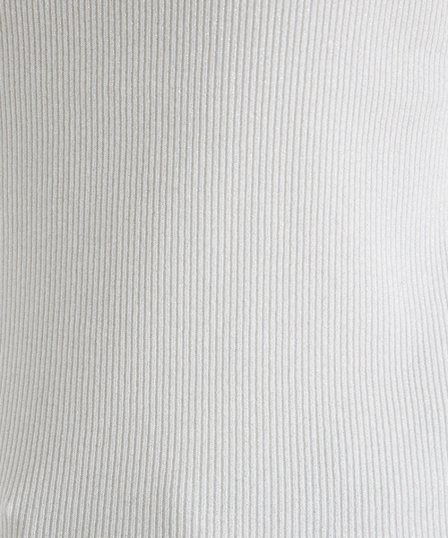 qualite（カリテ）の「ラメスクエアノースリーブニット/ノースリーブトップス（タンクトップ・レディース・ブラック/ライトグレー・フリー）」の16枚目の写真