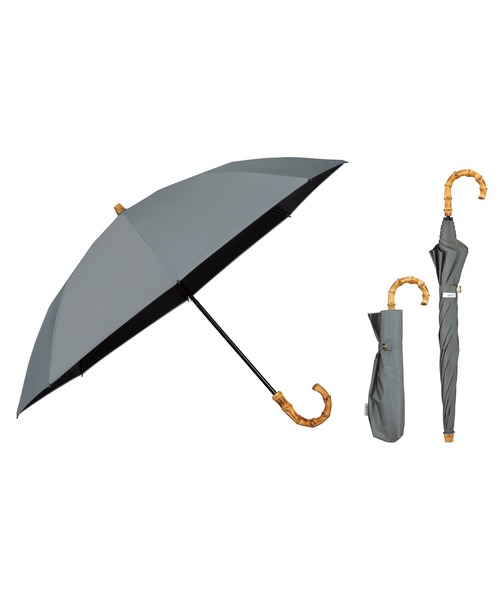 UVO（ウーボ）の「★完全遮光100% 最強の日傘「UVO（ウーボ）」 CALM 2段折りたたみ 無地 ミニ Wpc.（折りたたみ傘・レディース・ブラック/ライトブラウン/グレー/ブルー/グリーン/ピンク/ベージュ・FREE）」の3枚目の写真