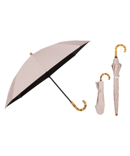 UVO（ウーボ）の「★完全遮光100% 最強の日傘「UVO（ウーボ）」 CALM 2段折りたたみ 無地 ミニ Wpc.（折りたたみ傘・レディース・ブラック/ライトブラウン/グレー/ブルー/グリーン/ピンク/ベージュ・FREE）」の7枚目の写真