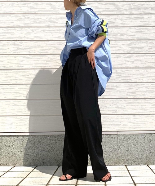 Q(キュー)の「COOLタッチワイドパンツ(その他パンツ・レディース・イエロー/グレー/ブラック・MEDIUM)」の8枚目の写真