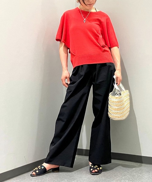 Q(キュー)の「COOLタッチワイドパンツ(その他パンツ・レディース・イエロー/グレー/ブラック・MEDIUM)」の17枚目の写真