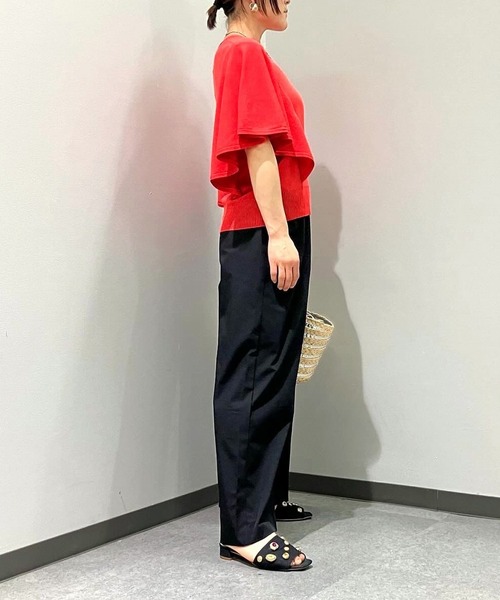 Q(キュー)の「COOLタッチワイドパンツ(その他パンツ・レディース・イエロー/グレー/ブラック・MEDIUM)」の18枚目の写真