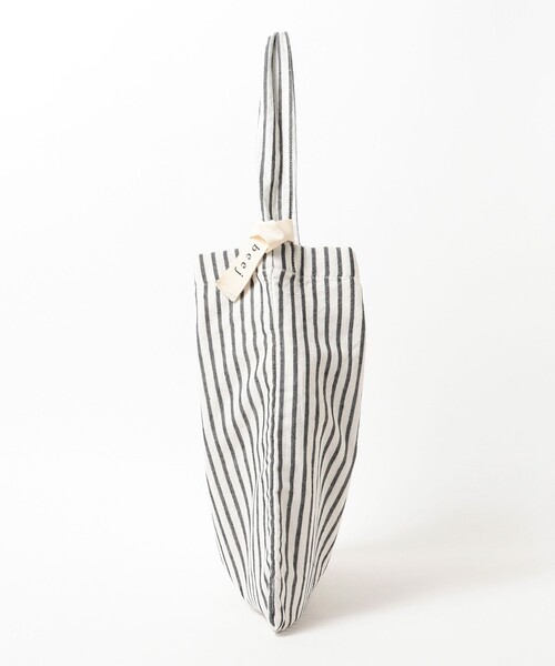 Ray BEAMS（レイビームス）の「【別注】beej / ストライプ トートバッグ（トートバッグ・レディース・ホワイト/ベージュ・ONE SIZE）」の5枚目の写真
