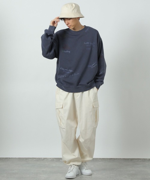 LAKOLE（ラコレ）の「トビガラスウェットプルオーバー / 291746（スウェット・メンズ・ネイビー/マスタード/ブラック・MEDIUM/LARGE）」の6枚目の写真