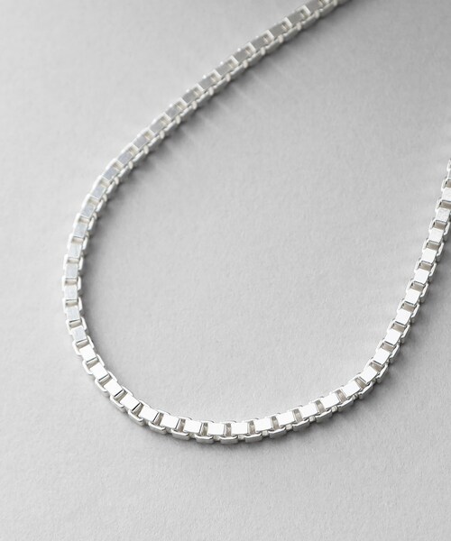 COCOSHNIK(ココシュニック)の「シルバー デザインチェーン ベネチアンブレスレットM(ブレスレット・レディース・クリア・17)」の3枚目の写真