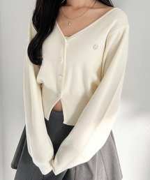 Heather | モチーフスリットカーディガン 320039(カーディガン/ボレロ)