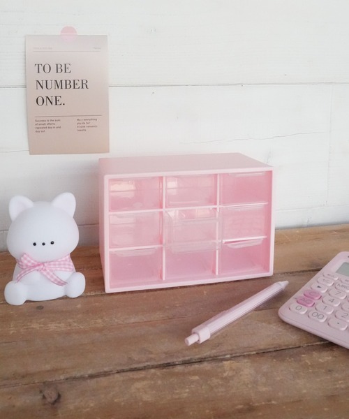 Port（ポート）の「【 Port / ポート 】 カラフル カラー ボックス ミニ引き出し #（収納グッズ・レディース・パープル/ホワイト/ライトグリーン/ライトピンク・FREE）」の4枚目の写真