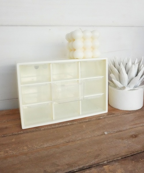 Port（ポート）の「【 Port / ポート 】 カラフル カラー ボックス ミニ引き出し #（収納グッズ・レディース・パープル/ホワイト/ライトグリーン/ライトピンク・FREE）」の21枚目の写真