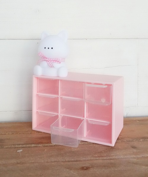 Port（ポート）の「【 Port / ポート 】 カラフル カラー ボックス ミニ引き出し #（収納グッズ・レディース・パープル/ホワイト/ライトグリーン/ライトピンク・FREE）」の8枚目の写真