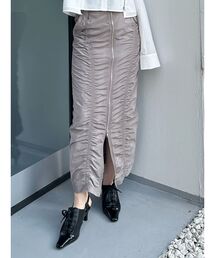 MURUA | ファスナースリットギャザースカート(スカート)