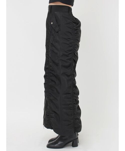 MURUA（ムルーア）の「ファスナースリットギャザースカート（スカート・レディース・ピンク/グレー/ブラック・1/2）」の22枚目の写真