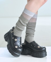 HARE | 2Pセットルーズソックス*シアーラメハイソックス(HARE)(ソックス/靴下)