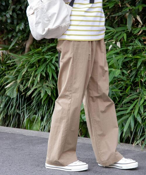 FORK&SPOON(フォークアンドスプーン)の「FORK&SPOON コットンナイロンパンツ(その他パンツ・レディース・アイボリー/ブラック/グリーン系その他・1/2)」の15枚目の写真