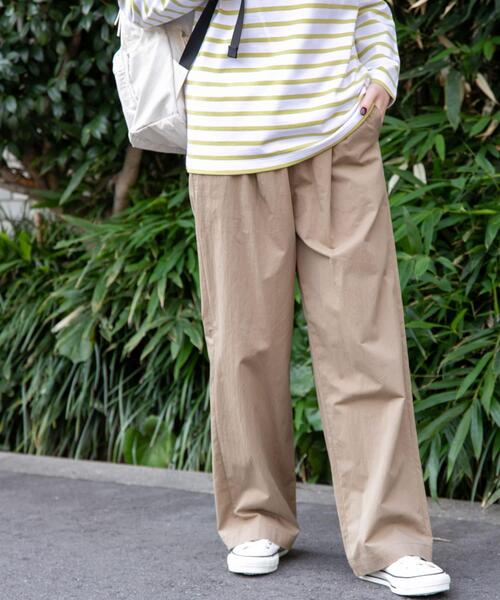 FORK&SPOON(フォークアンドスプーン)の「FORK&SPOON コットンナイロンパンツ(その他パンツ・レディース・アイボリー/ブラック/グリーン系その他・1/2)」の16枚目の写真