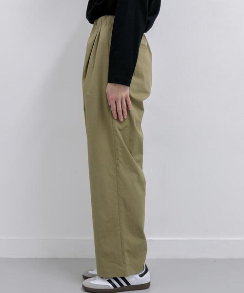 FORK&SPOON(フォークアンドスプーン)の「FORK&SPOON コットンナイロンパンツ(その他パンツ・レディース・アイボリー/ブラック/グリーン系その他・1/2)」の10枚目の写真