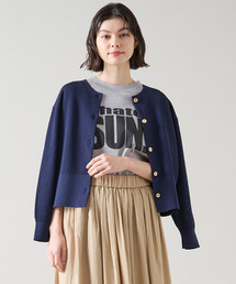 ハニカムコンパクトカーディガン