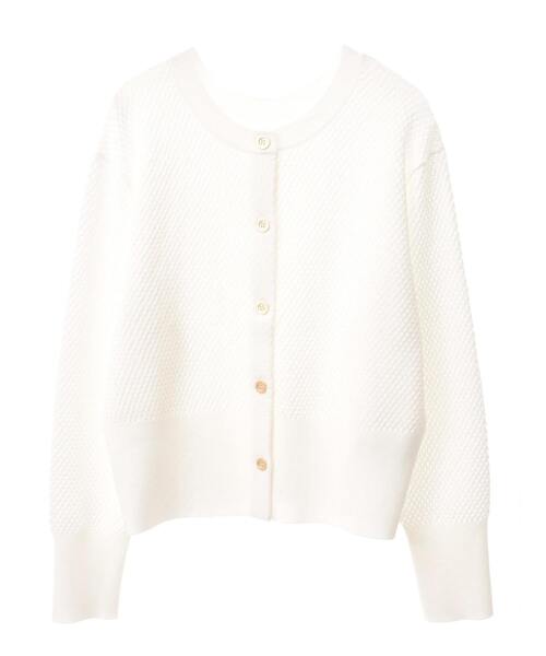 Tiara（ティアラ）の「ハニカムコンパクトカーディガン（カーディガン/ボレロ・レディース・ネイビー/ホワイト/レッド・FREE）」の7枚目の写真